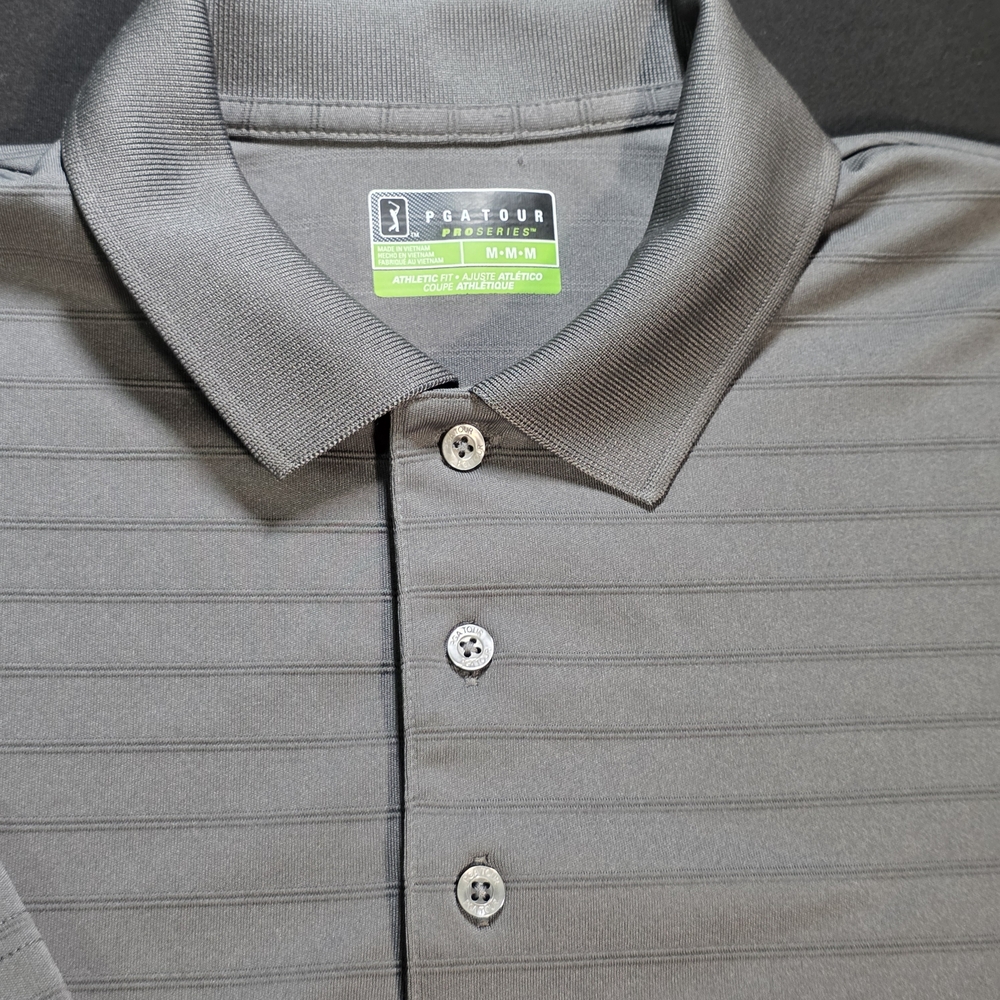 PGA Tour Men's Gray Polo Shirt